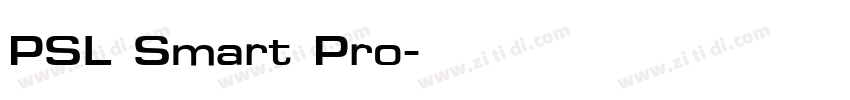 PSL Smart Pro字体转换